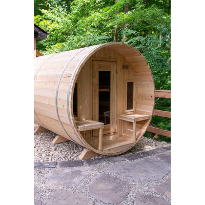Luxury Barrel Sauna (6-8 pax) - Tranquility CT Series | Leisurecraft - CTC2345W