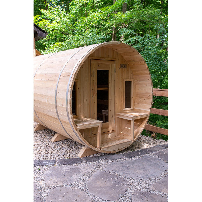 Luxury Barrel Sauna (6-8 pax) - Tranquility CT Series | Leisurecraft - CTC2345W