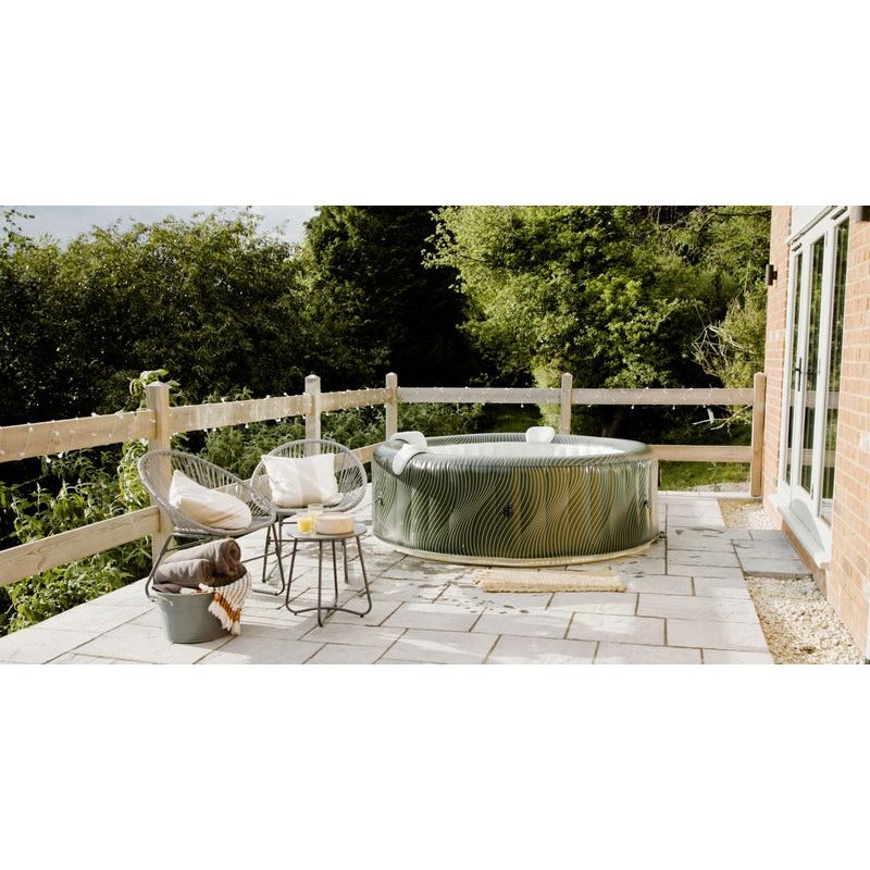 Premium Round Bubble Spa + LED Light Strip (6 pax) - METEOR Comfort Series | MSPA - C-ME062