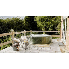 Premium Round Bubble Spa + LED Light Strip (6 pax) - METEOR Comfort Series | MSPA - C-ME062