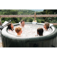 Premium Round Bubble Spa + LED Light Strip (6 pax) - METEOR Comfort Series | MSPA - C-ME062
