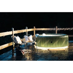 Premium Round Bubble Spa + LED Light Strip (6 pax) - METEOR Comfort Series | MSPA - C-ME062