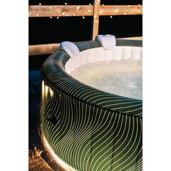 Premium Round Bubble Spa + LED Light Strip (6 pax) - METEOR Comfort Series | MSPA - C-ME062