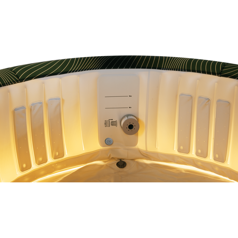 Premium Round Bubble Spa + LED Light Strip (6 pax) - METEOR Comfort Series | MSPA - C-ME062