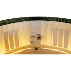 Premium Round Bubble Spa + LED Light Strip (6 pax) - METEOR Comfort Series | MSPA - C-ME062