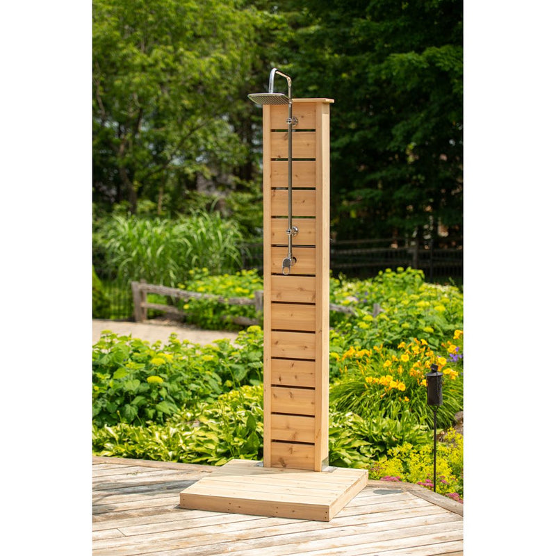 Premium Sierra Outdoor Pillar Shower | Leisurecraft - CTC105