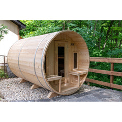 Leisurecraft CT Tranquility Barrel Sauna (6-8 people) - CTC2345W