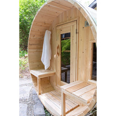 Leisurecraft CT Tranquility Barrel Sauna (6-8 people) - CTC2345W