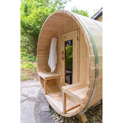 Leisurecraft CT Tranquility Barrel Sauna (6-8 people) - CTC2345W