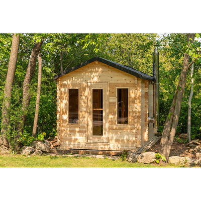 Leisurecraft CT Georgian Cabin Sauna with ChangeRoom! (2-6 person) - CTC88CW